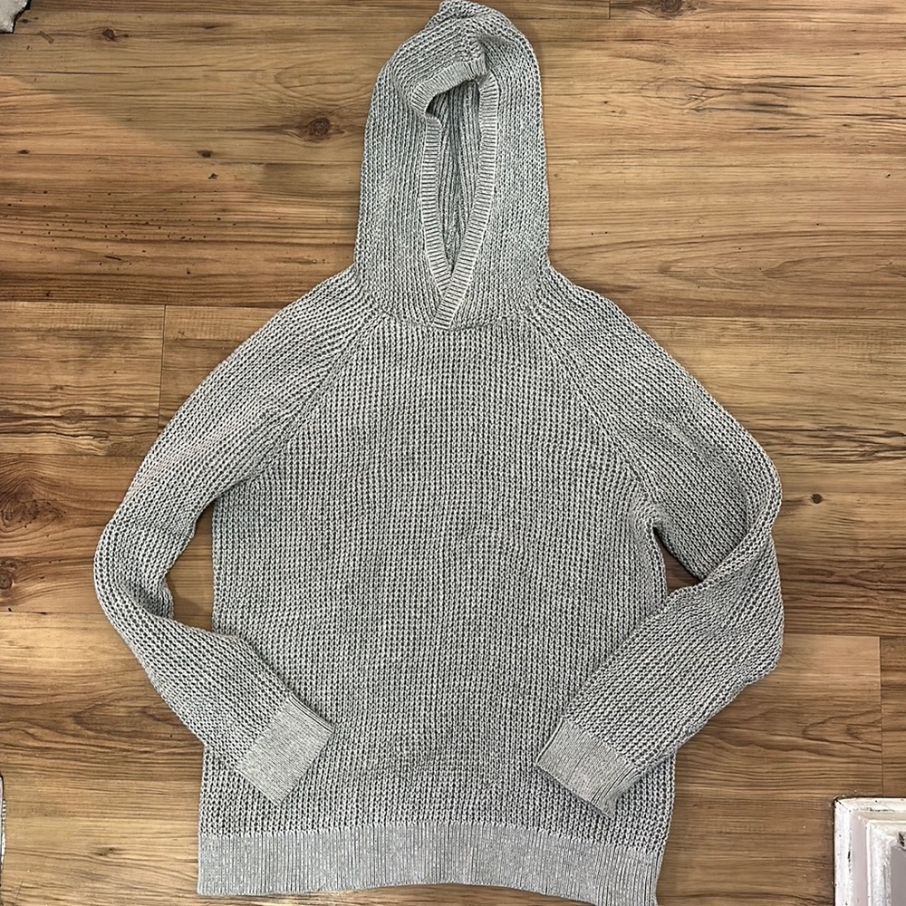 Express Men (L) Hooded Sweater (Light Gray)